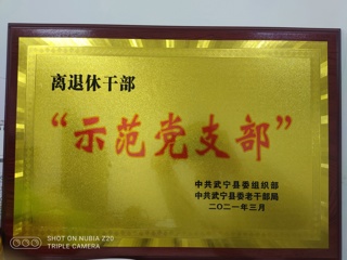 2021年離（lí）退休幹部“示範黨支部” ​